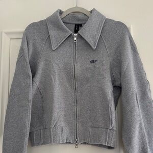 NOR Women's Gray Bomber Jacket